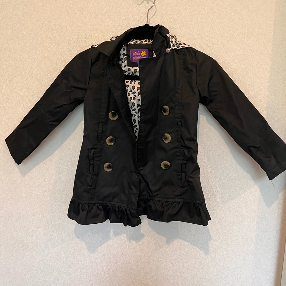 Pink Platinum girls raincoat, size 5/6